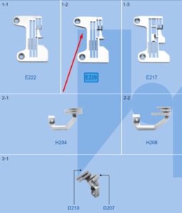 Пластина голкова E229 New Reach (4 mm)