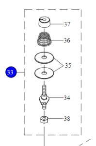 Регулятор нитки 40210742 (14113468) JUKI