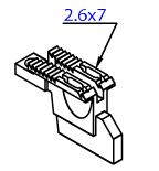 Зубці B1613521L00 JUKI (1/2-12.70 mm)