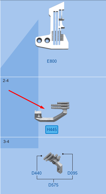 Зубці H445 Strong