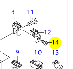 Гвинт SS4080620TP JUKI (1/8-44 L=6.4)