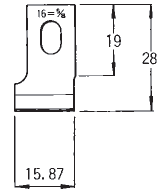 Ніж прорубки B2745771M00 NINGBO (5,8-15.58 mm)