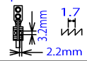 Зубці 40053705 JUKI (1/8-3.18 mm)