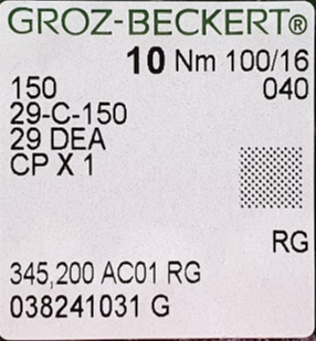 Голка 150/29-C-150/29DEA/CPX1 100 