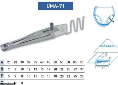 Пристрій малої механізації UMA-71 (45-17-15 mm) L