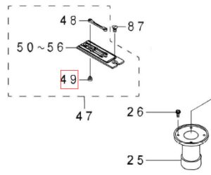 Гвинт 421S10034 Jack (1/8-44X2.5)