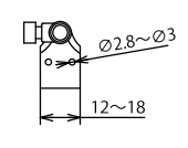 Лапка 40095748 JUKI (12 mm)