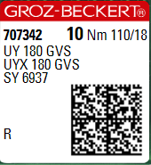 Голка UY 180 GVS/UYX180 GVS 110 