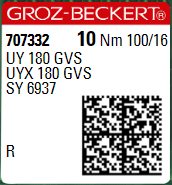 Голка UY 180 GVS/UYX180 GVS 100 