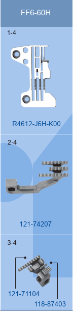 Пластина голкова R4612J6HK00 Juki