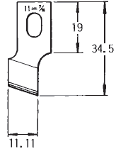 Ніж прорубки 71CL Strong (7/16-11.11 mm)