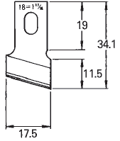 Ніж прорубки 71CL Strong (11/16-17.46 mm)