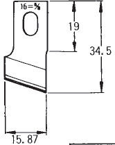 Ніж прорубки 71CL Strong (5/8-15.88 mm)