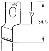 Ніж прорубки 71CL Strong (1/4-6.35 mm)