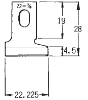 Ніж прорубки B2745771P00 JUKI (7/8-22.23 mm)