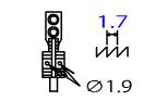 Зубці 40061276 Strong (1/8-3.18 mm)