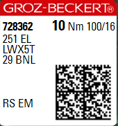 Голка 251 EL/251 LG/300/29BNL 100 