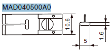 Лапка MAD040500A0 JUKI (5 mm)