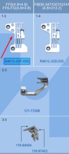 Пластина голкова R4612-J0F-D00 NINGBO (4.8 mm)