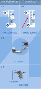 Пластина голкова R4612J6DE01 (R4612J0DE01) JUKI (4.8 mm)