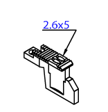 Зубці B1613521L0A JUKI (1/2-12.70 mm)