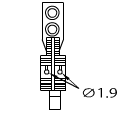 Зубці B1613512C0H NINGBO (5/32-3.97 mm)