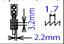 Зубці 40025833 JUKI (1/4-6.35 mm)