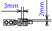 Зубці 10239101 JUKI (3/16-4.76 mm)