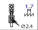 Зубці 40035891 JUKI (3/16-4.76 mm)