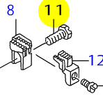 Гвинт SS9111050SP JUKI (11/64-40 L=9.5)