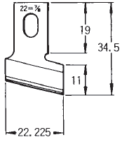 Ніж прорубки B2702047P00 JUKI (7/8-22,2 mm) (71CL)