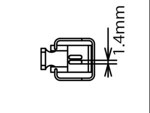 Лапка 22627558 JUKI (1/4-6.35 mm)