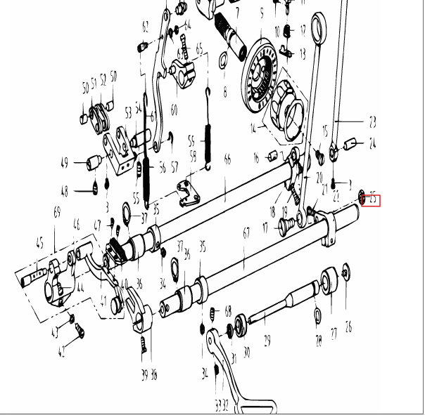 Гайка 101S16003 Jack