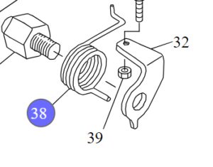 Пружина важеля 11819208 JUKI