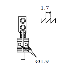 Зубці 40061277 JUKI (3/8-9.53 mm)