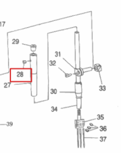 Гвинт 409S15004 Jack 15/94-28 L=4.0