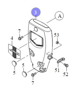 Кришка передня 40211078 Juki