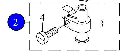 Направляючий кронштейн штока лапки 40040264 JUKI