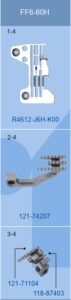 Пластина голкова R4612J6HK00 Juki