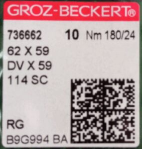 Голка 62X59/114SC/DVX59 180 