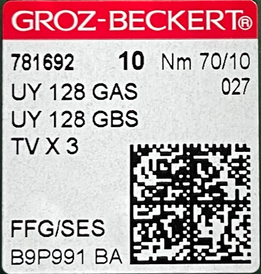 Голка UY128GAS FFG 70 