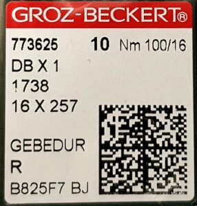 Голка DBX1/1738/16X257 GEBEDUR 100 
