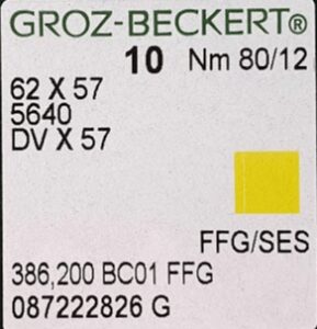 Голка 62X57/5640/DVX57 FFG 80 